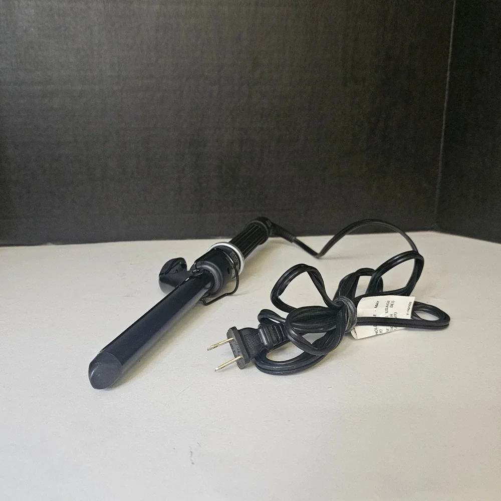 BaBylissPRO Porcelain Ceramic 3/4 Inch Spring Curling Iron BP75SUC Black 430F